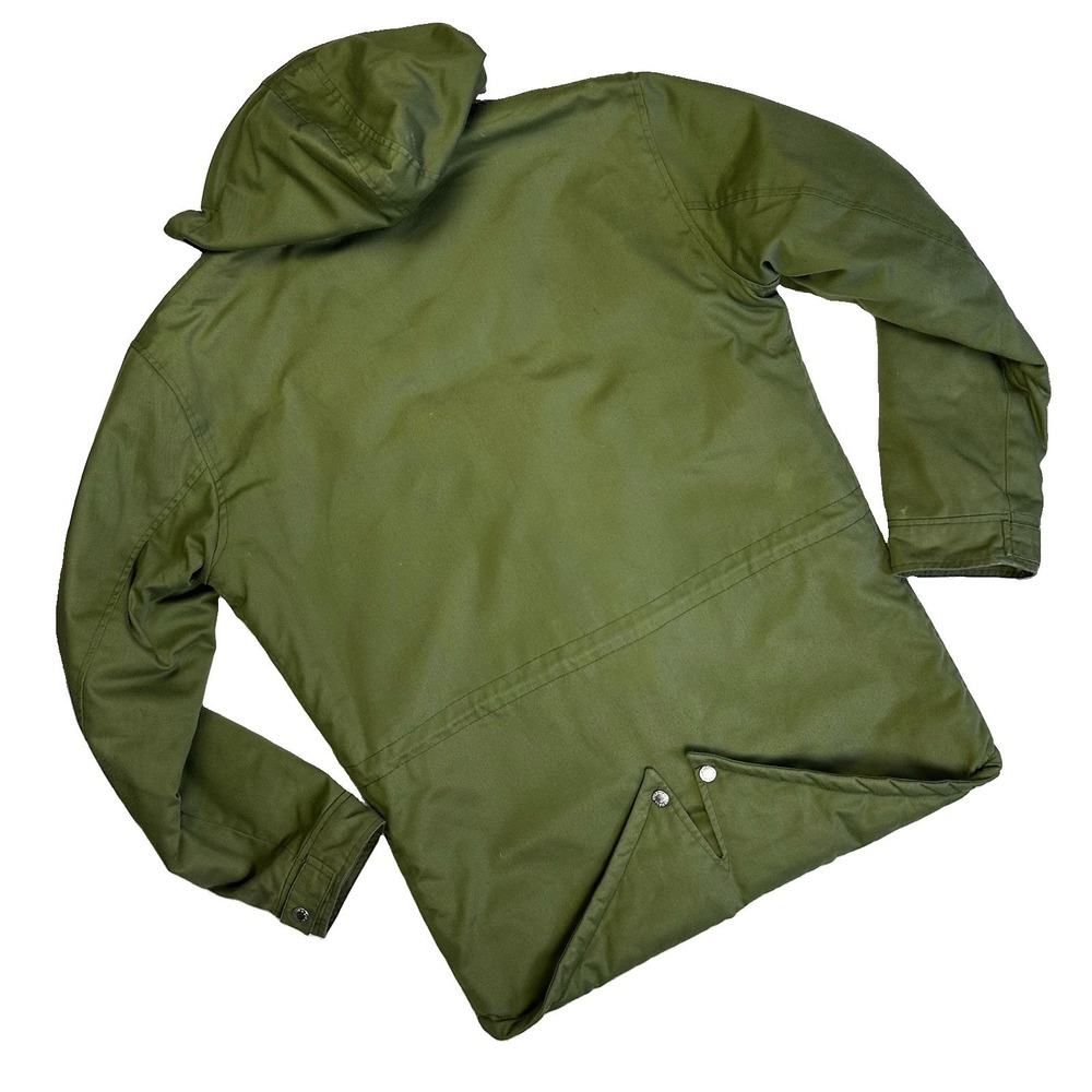 Straight To Hell Hunter Fishtail Parka Jacket Hooded Men L Green Lined Gorpcore - Picture 9 of 11